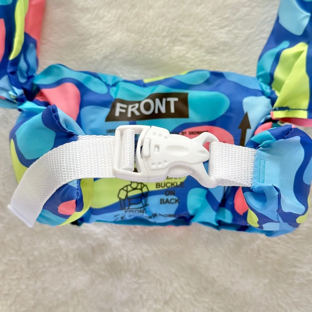 Toddler Puddle Jumper Swim Aid Abstract Blue Print